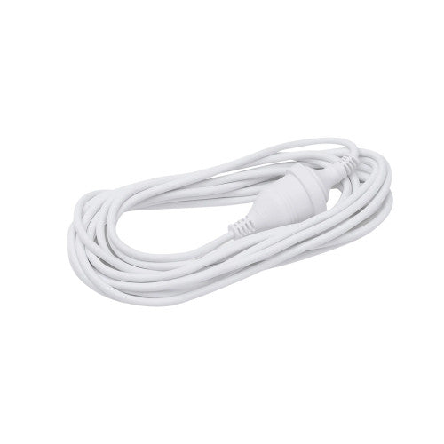 Jackson 3 Metre 240VAC Mains Power Extension Lead White
