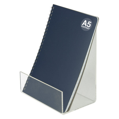 Deflecto Acrylic Single Display Stand Deep Base