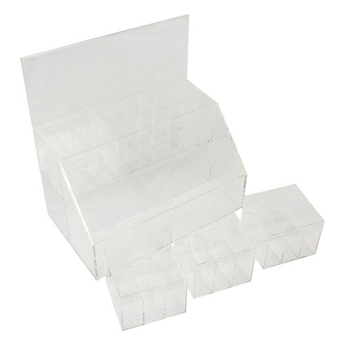 Deflecto 2 Tiered Acrylic Counter Display Unit