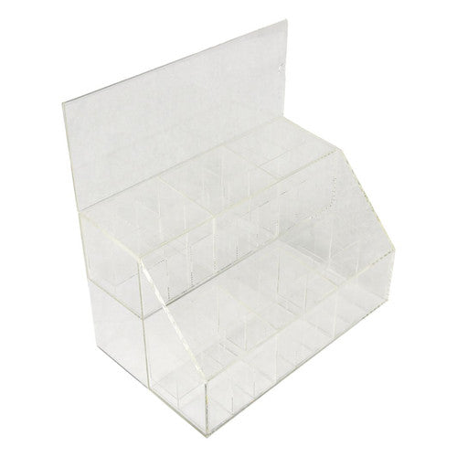 Deflecto 2 Tiered Acrylic Counter Display Unit