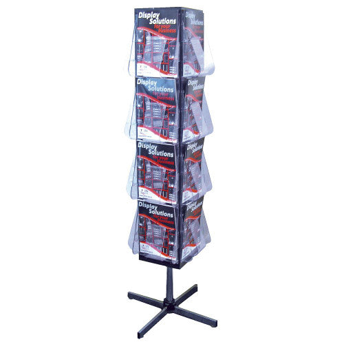 Deflecto Deluxe Rotating Floor Stand A4 x 8 DL x 16