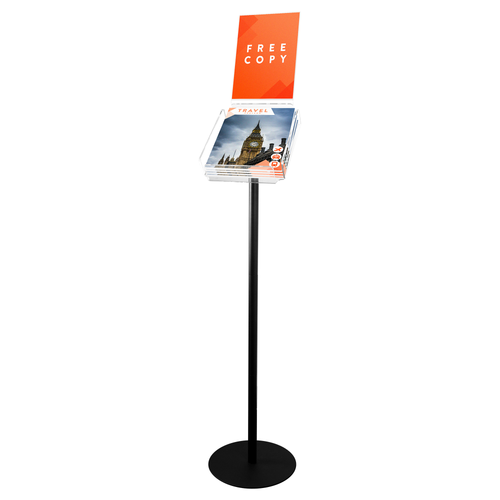 Deflecto Stand and Attachable A4 Sign Holder Brochure Display