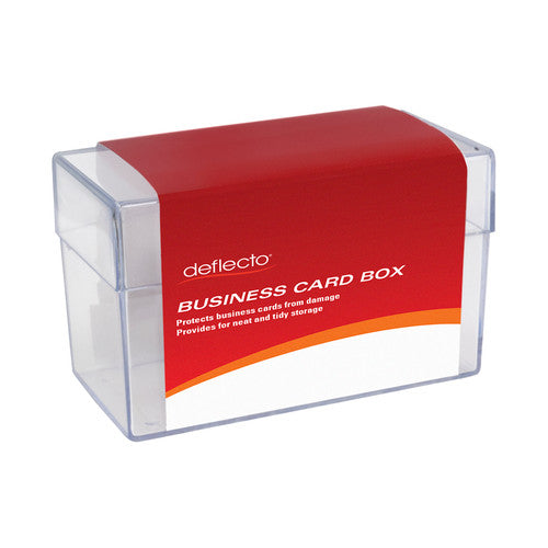 Deflecto Large Business Card Box