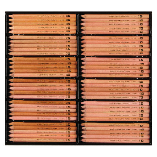 Educational Colours Jumbo Triangular HB Pencils Box of 120