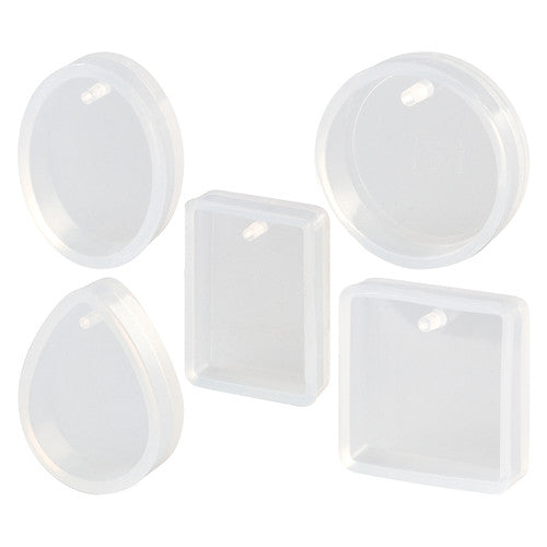 Creative School Supply Silicone Jewellery Moulds Assorted Pack of 5