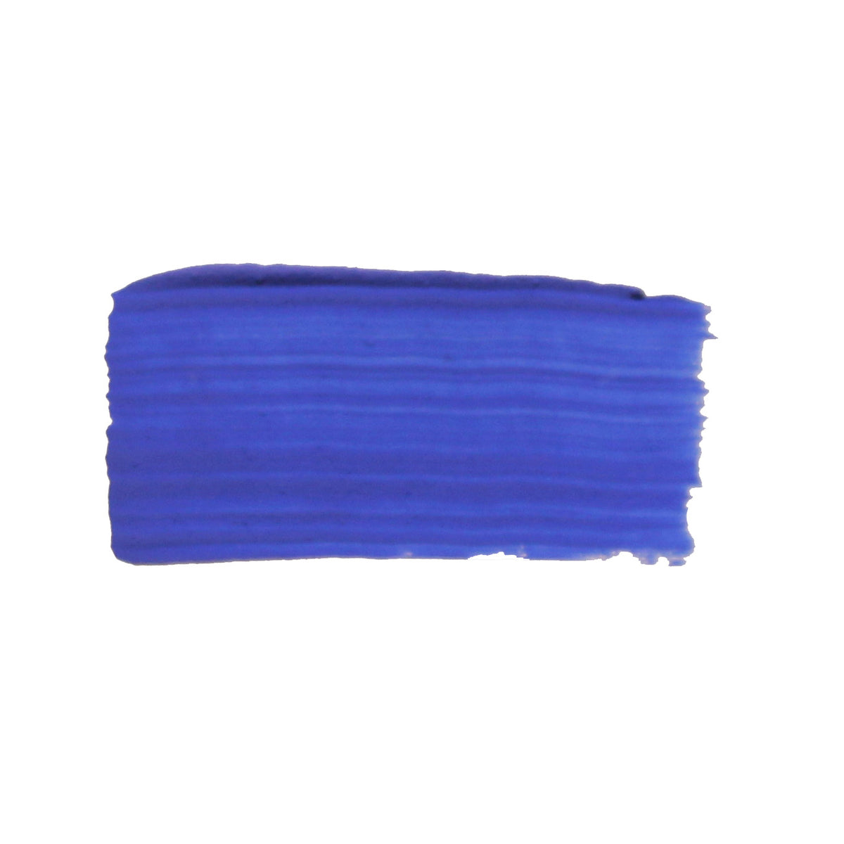 Brushed swatch of Jo Sonja's Cobalt Blue Hue acrylic showing a periwinkle mid blue
