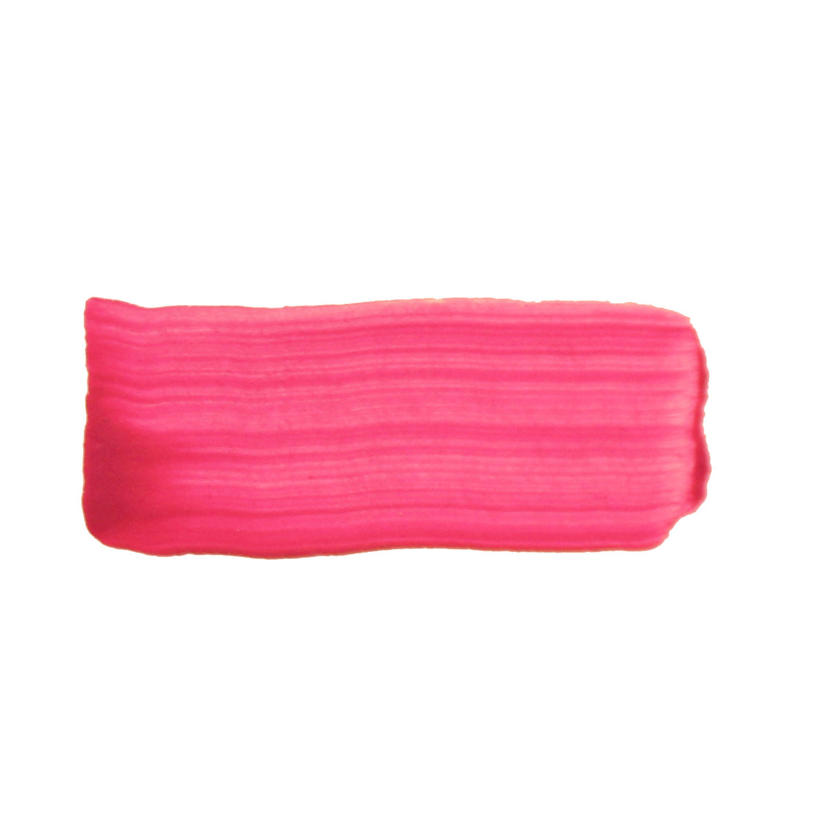 Brushed swatch of Jo Sonja's Brilliant Magenta acrylic showing a hot, vivid pink