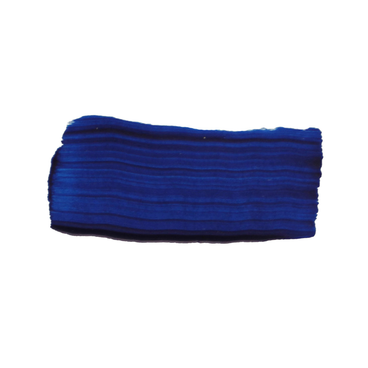 Brushed swatch of Jo Sonja's Phthalo Blue acrylic showing an intense, deep royal blue
