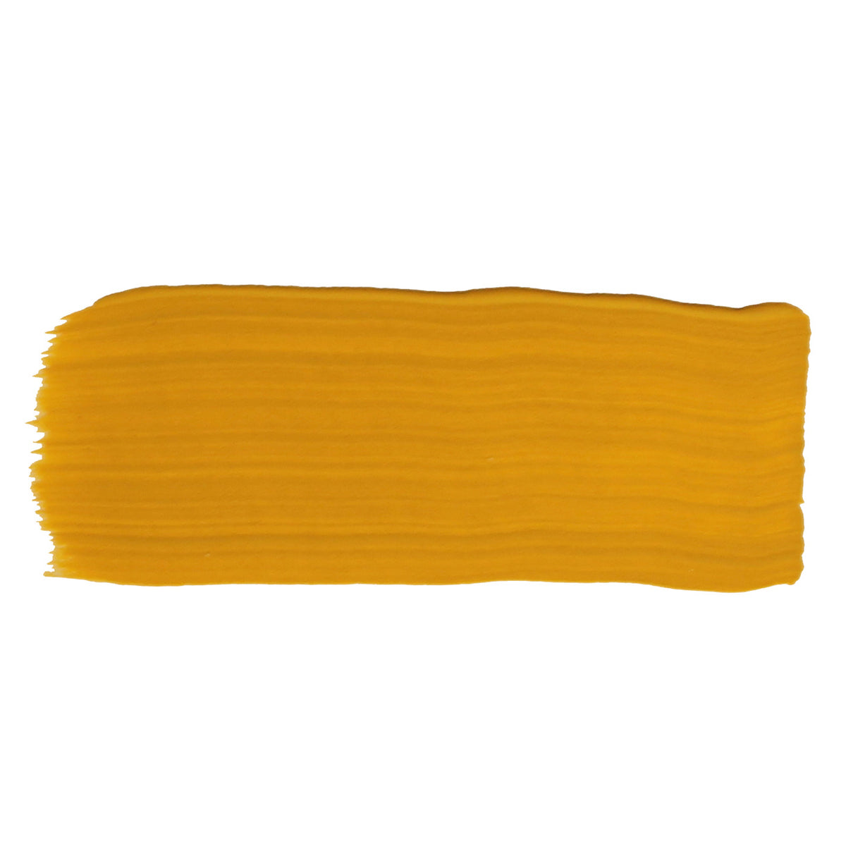 Brushed swatch of Jo Sonja's Yellow Oxide, an earthy golden ochre
