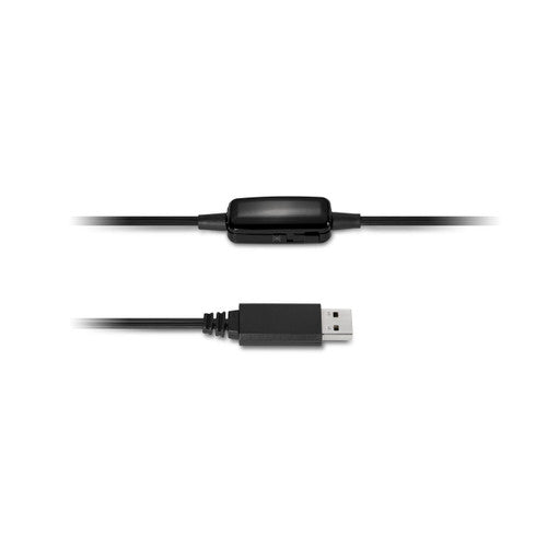 Kensington Hi-Fi USB-A Headphone with Mic and Volume
