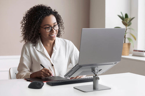 Kensington Universal Tabletop Laptop Riser Silver