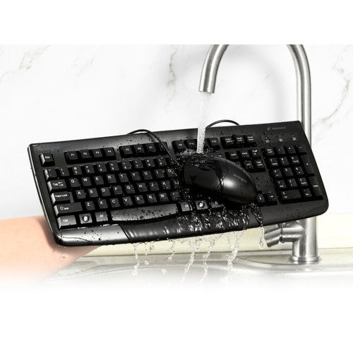 Kensington Pro Fit Washable Wired Keyboard and Mouse Black