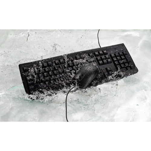 Kensington Pro Fit Washable Wired Keyboard and Mouse Black