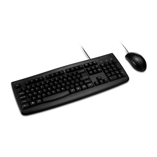 Kensington Pro Fit Washable Wired Keyboard and Mouse Black