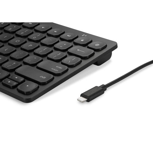 Kensington Simple Solutions Wired Compact Keyboard with Lightning Connector Black