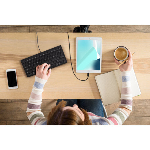 Kensington Simple Solutions Wired Compact Keyboard with Lightning Connector Black