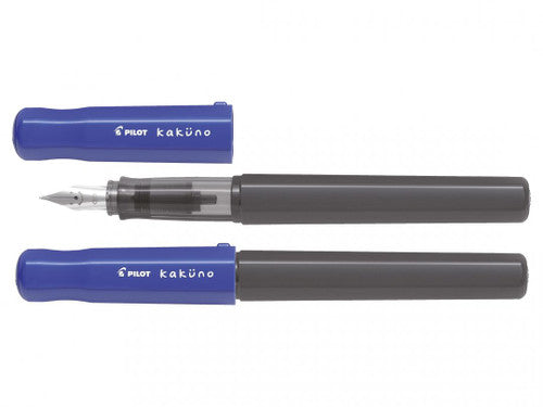 Pilot Kakuno BegreeN Fountain Pen Blue Grey Barrel Medium Nib