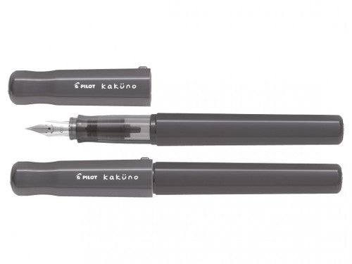 Pilot Kakuno BegreeN Fountain Pen Grey Grey Barrel Fine Nib