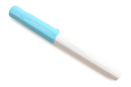 Pilot Kakuno BegreeN Fountain Pen Soft Blue White Barrel Fine Nib