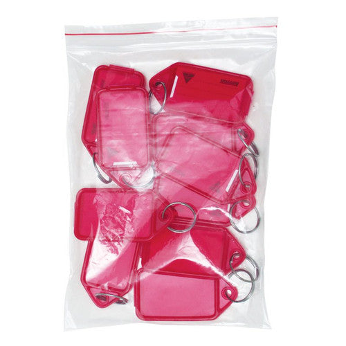 Kevron ID30 Giant Key Tags Red Bag of 10