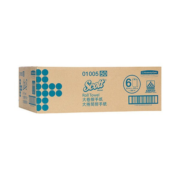 Scott Hard Roll Towel 304m White Box of 6