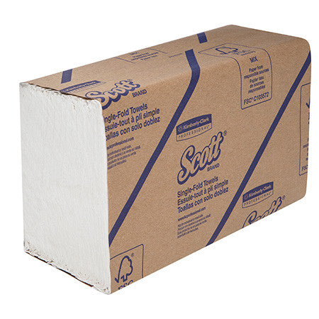 Scott Interfold Towel White 250 Sheets Pack of 16