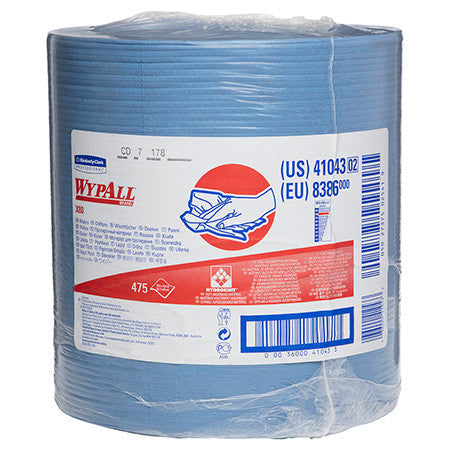 WypAll X80 Jumbo Roll Wiper Perforated Blue 475 Wipers