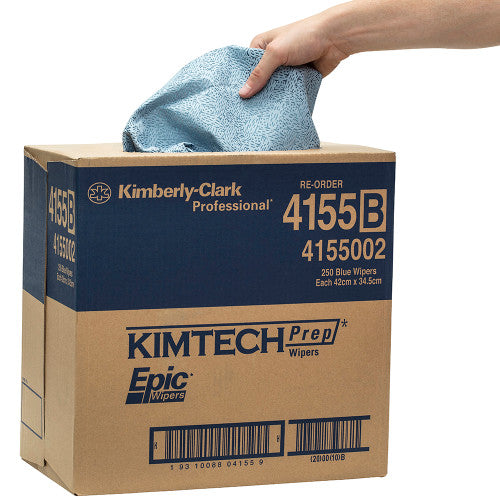 Kimtech Epic Brag Box Wipers Blue Pack of 250