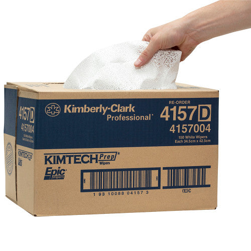 Kimtech Epic Brag Box Wipers White Pack of 150