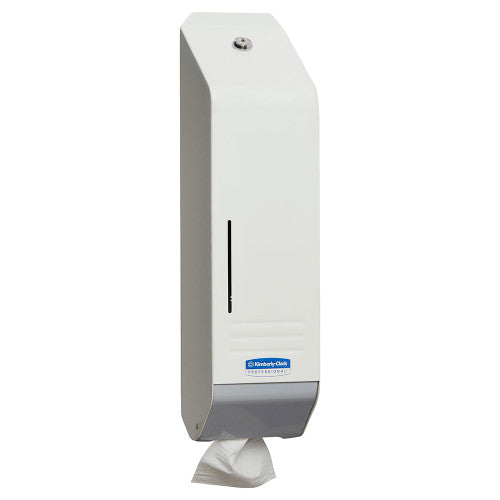 Kimberly Clark Single Sheet Toilet Tissue Dispenser White