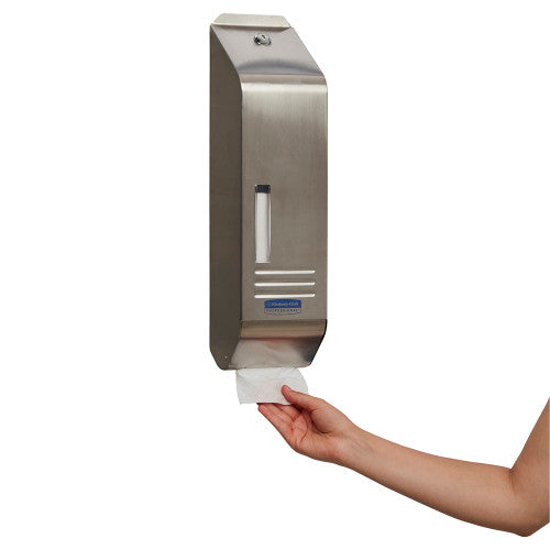Kimberly Clark Single Sheet Toilet Tissue Dispenser Stainless Steel