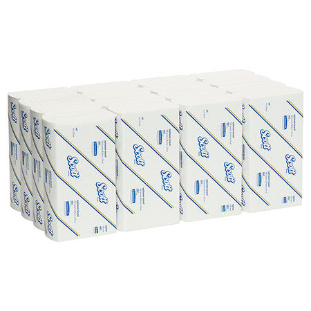 Scott Large Optimum Hand Towel White 150 Sheets Pack of 16