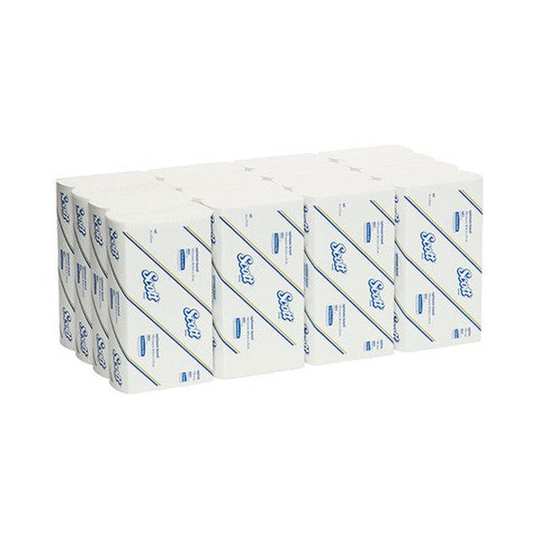Scott Large Optimum Hand Towel White 150 Sheets Pack of 16
