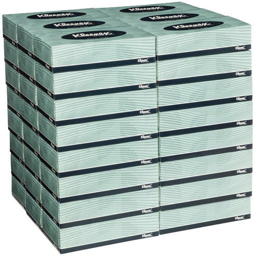 Kleenex Executive Facial Tissue White 2 Ply 100 Sheets Pack of 48
