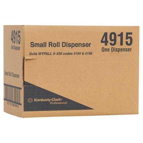 Kimberly Clark Small Roll Wiper Dispenser White