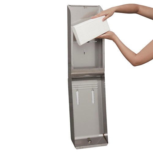 Kimberly Clark Optimum Hand Towel Dispenser Stainless Steel