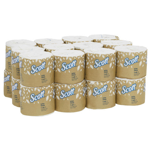 Scott Toilet Tissue White 2 Ply 600 Sheets Box of 24
