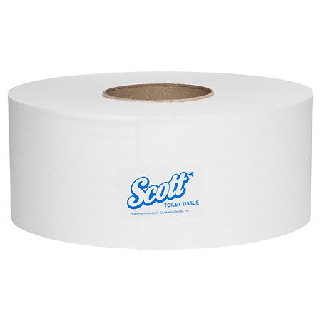 Scott Compact Jumbo Roll Toilet Tissue White 1 Ply 600m Box of 6
