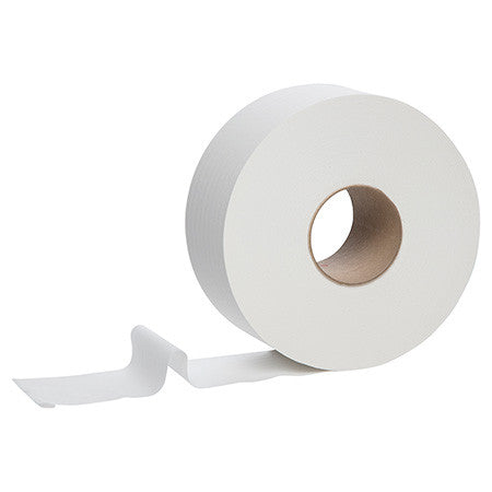 Scott Compact Jumbo Roll Toilet Tissue White 1 Ply 600m Box of 6
