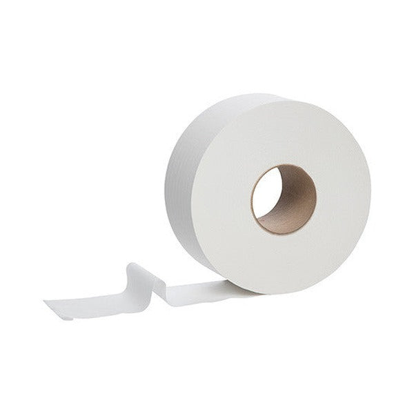 Scott Compact Jumbo Roll Toilet Tissue White 1 Ply 600m Box of 6