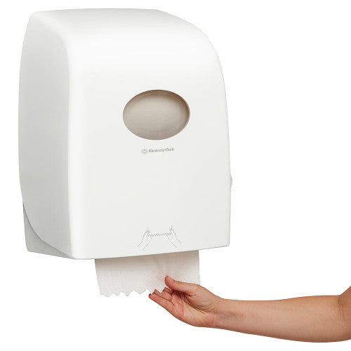 Kimberly Clark Aquarius Hard Roll Towel Dispenser White