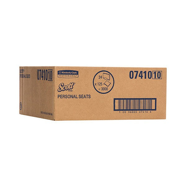 Scott Toilet Seat Cover White 125 Sheets Box of 24