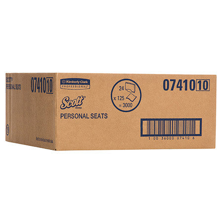 Scott Toilet Seat Cover White 125 Sheets Box of 24