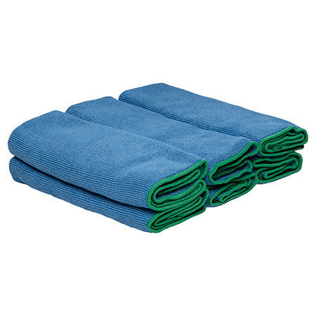 WypAll Microfibre Cloths 40cm x 40cm Blue 6 Cloths Pack of 4