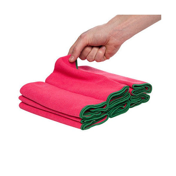 WypAll Microfibre Cloths 40cm x 40cm Red 6 Cloths Pack of 4