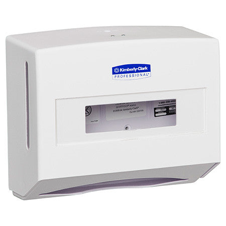 Kimberly Clark Single Sheet Wiper Dispenser White