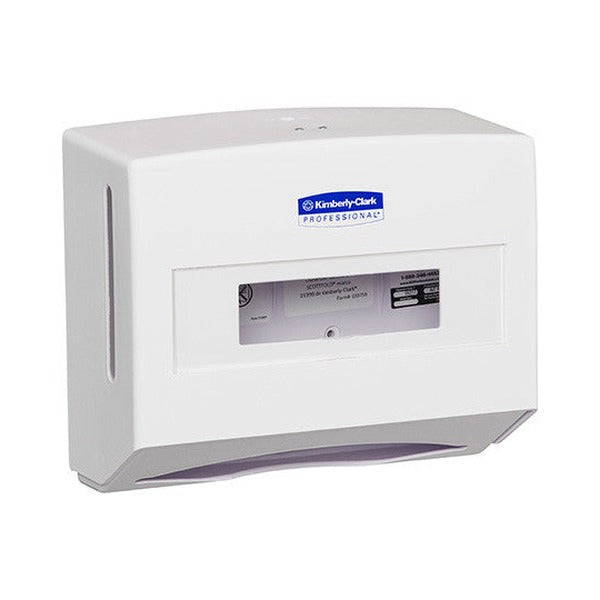 Kimberly Clark Single Sheet Wiper Dispenser White