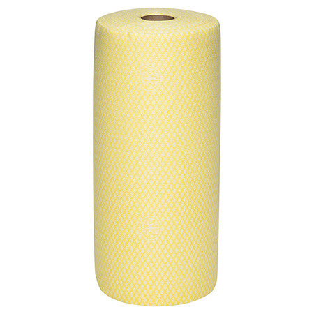 WypAll Colour Coded Cloth Wiper Roll Yellow 106 Wipers Pack of 6