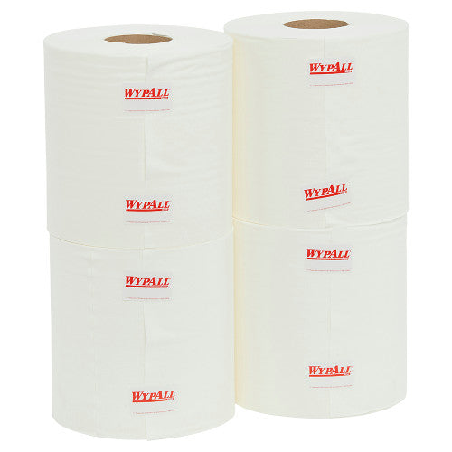 WypAll X70 Centrefeed Wiper Roll White 220 Wipers Box of 4