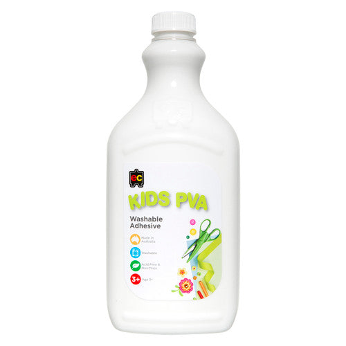 Educational Colours Kids PVA Washable Adhesive 2L